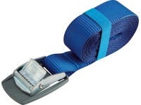 AH-001D egyrészes rögzítőheveder szorítózárral 2,5 cm x 400 cm AH-001D egyrészes rögzítőheveder szorítózárral 2,5 cm x 400 cm