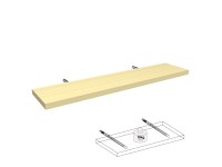 Lebegő polc juhar 80 cm x 18 cm x 2,5 cm Lebegő polc juhar 80 cm x 18 cm x 2,5 cm