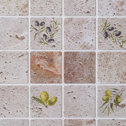 Dekor falpanel Oliva 955 mm x 480 mm x 0,3 mm