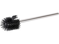 Wenko szilikon WC kefe pótfej peremtisztítóval és rozsdamentes acél nyéllel