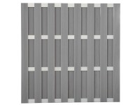 GroJa kész kerítés négyzet alakú szürke 180 cm x 180 cm