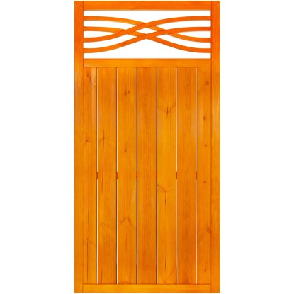 Malaga rács nélküli kerítéselem 180 cm x 90 cm mandulafenyő