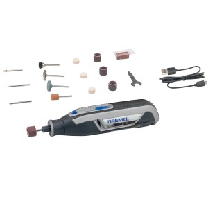 Dremel Lite 7760-15 miniatűr szerszám 15 tartozékkal és USB töltőkábellel.
