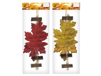 Juharlevél-girland fából választható színben 95 cm