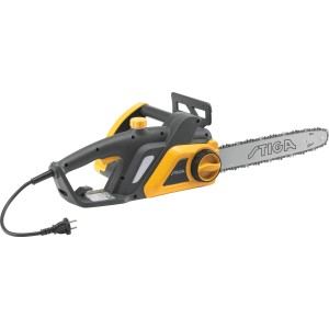 Stiga CS 122c elektromos láncfűrész 40 cm-es vezetőlemezzel, fekete és sárga.