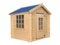 Timbela M570M-1 fa játszóház padló nélkül kék színű tetővel Timbela M570M-1 fa játszóház padló nélkül kék színű tetővel