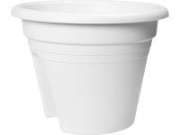 Ebertsankey Mediterran 2-Way korlátra rakható virágláda 30 cm x 30 cm fehér