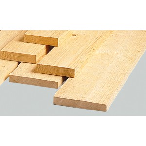 Érdesített luc/fenyő zsaludeszka, 23x100x3000 mm, ideális szerkezeti munkákhoz és zsaluzáshoz.