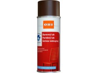 OBI lakkspray színes selyemfényű mogyoróbarna 400 ml