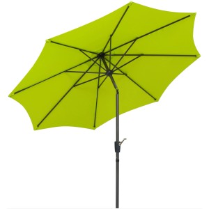 Schneider Harlem napernyő, Ø 270 cm, almazöld, dönthető funkcióval az optimális napvédelemért.