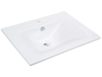 Kerámiamosdó ráépíthető szárnyas 61 cm x 46 cm x 19 cm