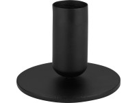 Gyertyatartó fém kerek 7 cm x 5 cm fekete Gyertyatartó fém kerek 7 cm x 5 cm fekete