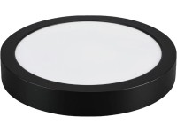 Rábalux Shaun 2 beltéri mennyezeti ráépíthető lámpa kerek fekete LED 24W