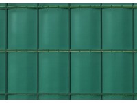 Belátás elleni védőcsík kétrudas hálós kerítéspanelhez zöld 19 cm x 205 cm
