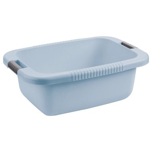 Tontarelli Aurora mosóteknő, 40 l, Nordic Blue, fogantyúkkal. Tartós műanyag mosóteknő.