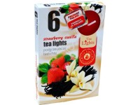 Teamécses illatos eper-vanília 6 db