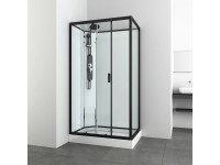 Sanotechnik Epic komplett zuhanykabin fekete 235 cm x 120 cm x 80 cm Sanotechnik Epic komplett zuhanykabin fekete 235 cm x 120 cm x 80 cm