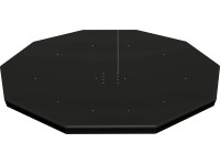 Bestway Flowclear medencetakaró PVC fekete 305 cm átmérő