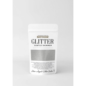 Rust-Oleum csillámfesték ezüst, 70g-os csomag a finom csillogó hatásért.