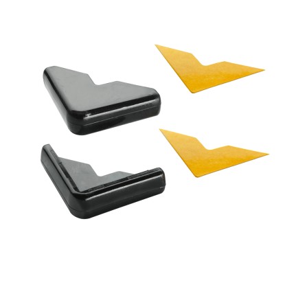 Hettich Sarokvédő öntapadó fekete