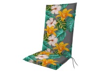 Doppler magas háttámlájú párna liliom mintával 119 cm x 48 cm x 6 cm