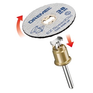 Dremel EZ SpeedClic készlet: Tüske vágókoronggal. Gyorscsere miniatűr szerszámokhoz.