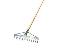 Australian gereblye horganyzott acél 16 fogú fa nyéllel 150 cm Australian gereblye horganyzott acél 16 fogú fa nyéllel 150 cm