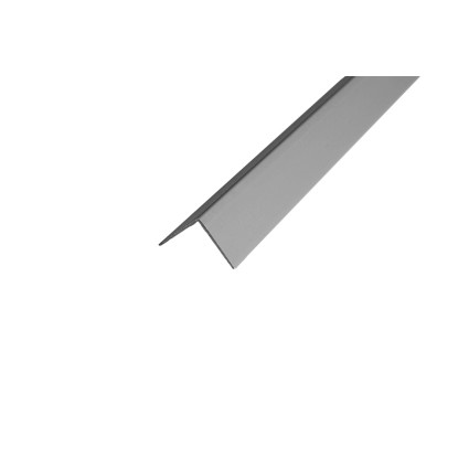 Műanyag sarokprofil 30 mm x 30 mm x 2500 mm szürke