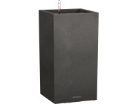 Lechuza Canto Stone 40 high oszlopkaspó grafitfekete 40 cm x 40 cm
