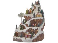 Luville Collections sípálya diorama 33 cm x 31 cm x 46 cm adapterrel