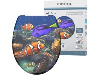 SEA LIFE duroplaszt WC-ülőke leeresztő automatikával és gyorszárral SEA LIFE duroplaszt WC-ülőke leeresztő automatikával és gyorszárral