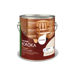 Boróka fa alapozó fém vödörben, ideális kültéri használatra.