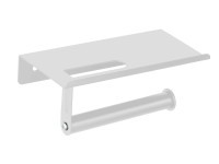 Allstar Walli fali WC-papírtartó fehér telefontartóval 18 cm x 9,5 cm x 7,5 cm Allstar Walli fali WC-papírtartó fehér telefontartóval 18 cm x 9,5 cm x 7,5 cm