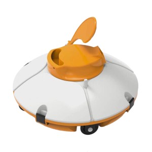 t.b.t. medence robot fehér és narancssárga színben.