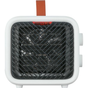 Fehér Nevala 2in1 kerámia fűtőtest ventilátorral, 1500 W, kompakt kialakítás beltéri használatra.