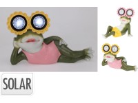 Szolár béka dekor 2 féle 20 cm