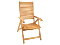 Chelsea összecsukható szék állítható háttámlával FSC