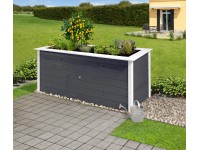 Weka Herba magaságyás 205 cm x 80 cm x 81 cm antracit/fehér