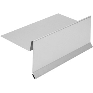 Alumínium szegélylemez vízvető nélkül, 250x1000mm, tetőlezáráshoz és vízelvezetéshez.