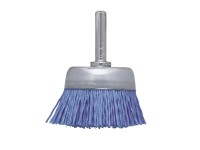 LUX-TOOLS Comfort nylon fazékkefe fúróhoz/csavarozóhoz, puha, átm. 50 mm