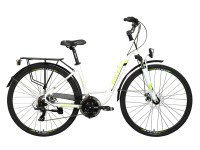 GALAXY TL620 női kerékpár fehér-zöld