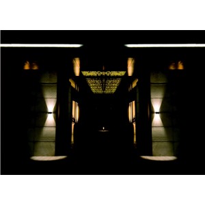 Napelemes LED falilámpa mozgásérzékelővel 4 x1W 35 / 43lm