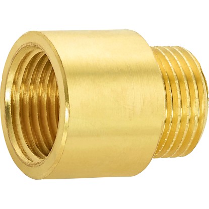 Csaphosszabbító 18,6 mm (Rp 1/2) x 21 mm (R 1/2) sárgaréz 20 mm