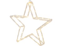 Karácsonyi LED csillag figura 31 cm melegfehér Karácsonyi LED csillag figura 31 cm melegfehér