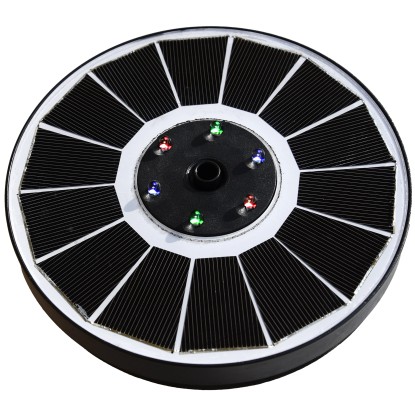 Heissner tavi szivattyú készlet napelemes úszó sziget LED világítással