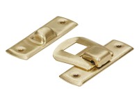 Kisszekrény-zár 20 x 30 mm, acél, sárgaréz bevonatú, 2 db Kisszekrény-zár 20 x 30 mm, acél, sárgaréz bevonatú, 2 db