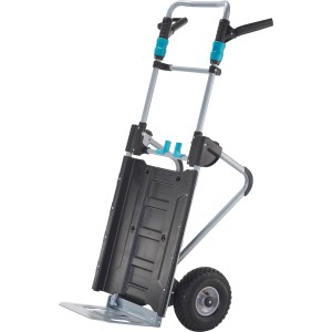 Wolfcraft TS 2500 talicska/szállítórendszer, max. 150 kg, pneumatikus gumikkal és összecsukható lapáttal.