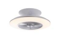 LED-es mennyezeti lámpa ventilátorral Stralsund 50 cm fehér