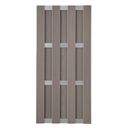 GroJa kész kerítés keskeny oldalán álló bicolor 84,3 cm x 180 cm