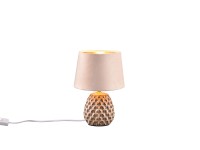 Reality Ariana asztali lámpa 1 izzós bézs 18 cm x 18 cm Reality Ariana asztali lámpa 1 izzós bézs 18 cm x 18 cm